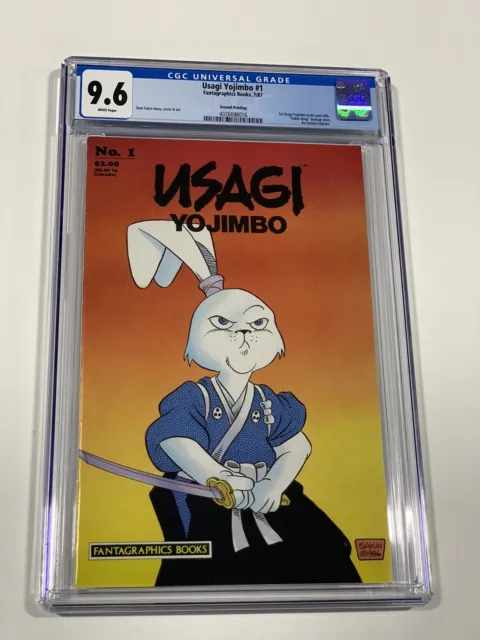 Usagi Yojimbo 1 cgc 9.6 second print Fantagraphics 1987