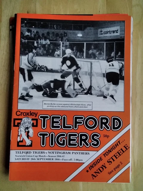 Maillot De Hockey Telford Tigers Weaver #14 - Taille L Occasion (Royaume-Uni)