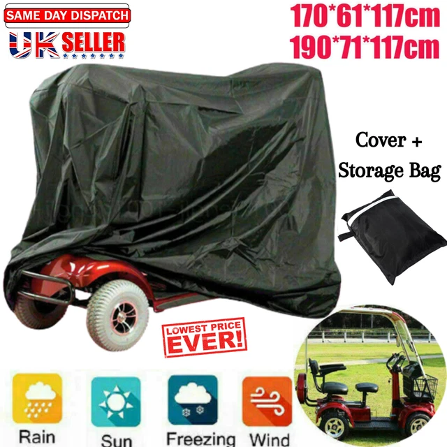 LARGE MOBILITY SCOOTER Storage Garage Shelter Rain Cover UV Protector