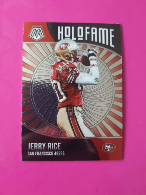 2021 Panini Mosaic Holofame #14 Jerry Rice- San Francisco 49ers