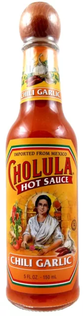Cholula Chili Garlic Hot Sauce 150ml Premium Chilli Garlic Hot Sauce from Mexico