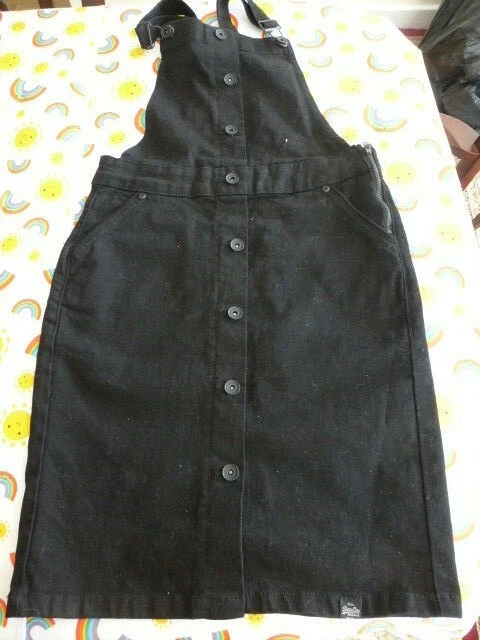 SUPERDRY DUNGAREE PINAFORE DRESS Burgundy Floral print .Size XXS 6.50 PicClick UK