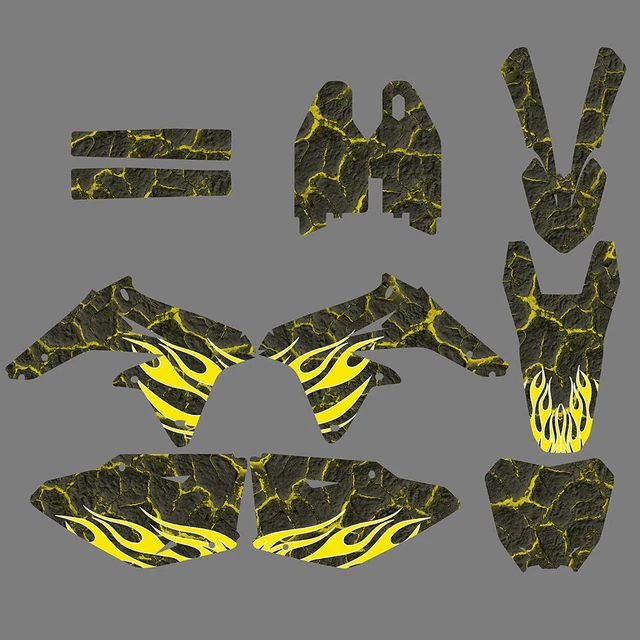 Motocross Graphics Decals Stickers For Suzuki RMZ450 2008 2009 2010 2011 2012