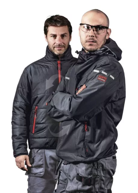 HONEYWELL HLine 3 in 1 Parka Jacke Arbeitsparka Winterjacke Arbeitsjacke schwarz 3