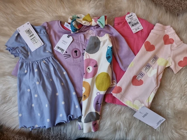 3 - 6 Month Baby Girl Bundle Brand New Next M&S