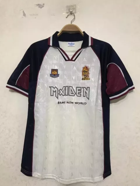 West Ham United Iron Maiden Shirt Retro Brave New World Football Jersey Men Gift