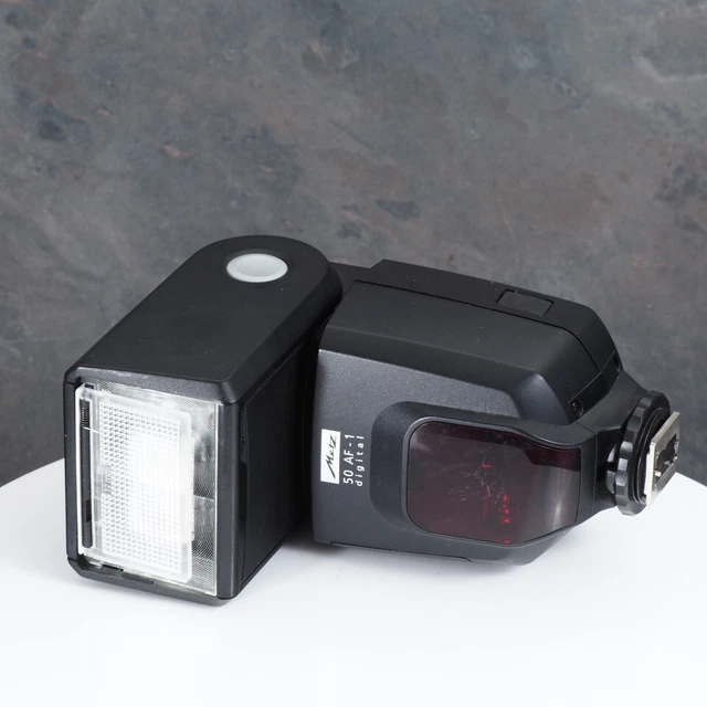 ^ Metz 50 AF-1 TTL Flash For Olympus Digital [GN170] {Bounce, Swivel, Zoom