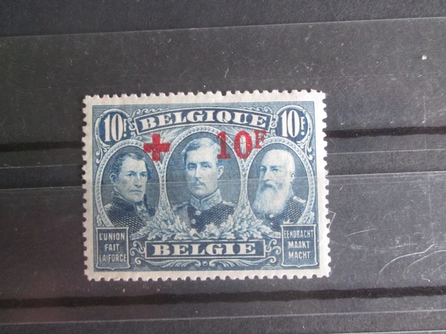 Timbres Belgique Yt 163  Neuf *   Signe Brun