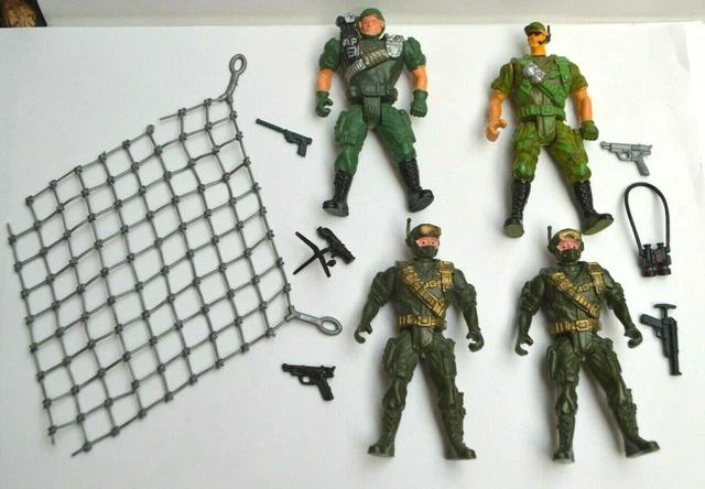 pas cher mini militaire figure jouets enfants en plastique police