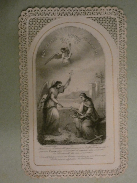 image pieuse canivet dentelle les fideles compagnes de jesus bonamy 37