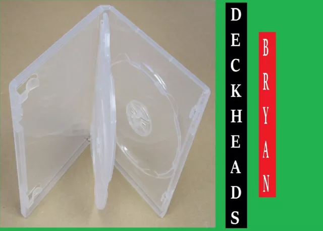 Dvd Cover/Cases Clear Single Holds 3 Disc - 14Mm