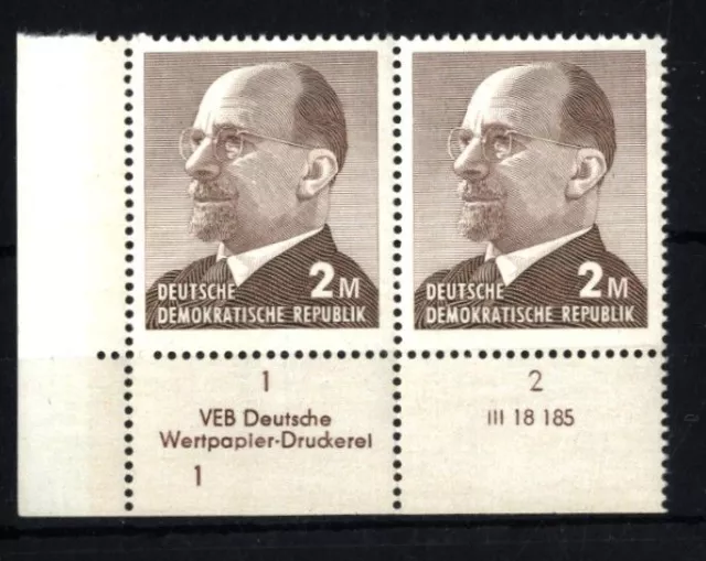 DDR, MiNr. 1482 Walter Ulbricht 2 M DV VEB 1 Druckvermerk postfrisch [60070