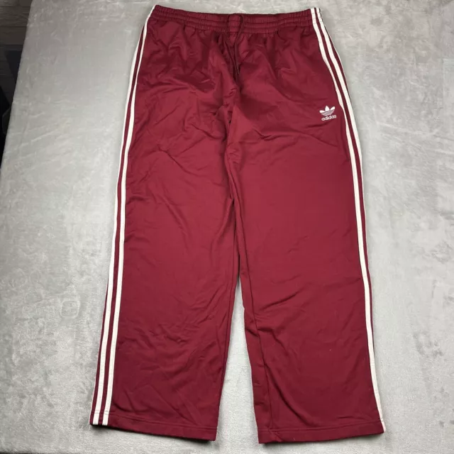 Adidas Originals Trefoil 3 Stripes Adi-Firebird Track Pants Red White Mens XL