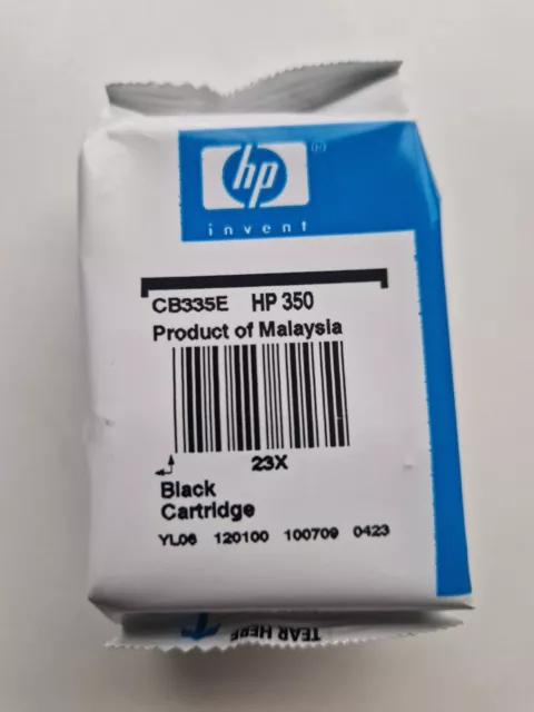 HP 350 Black Genuine Ink Cartridge CB335E , Genuine Original HP350