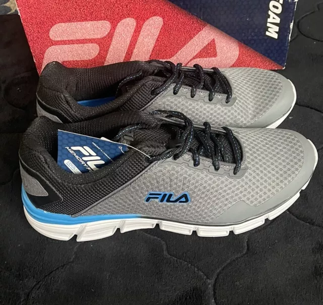 Fila Memory Countdown 5 1RM00335-057 Mens Gray Athletic Running Shoes 11