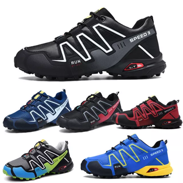 Men's Trail Running Shoes Outdoor Trekking Climbing Non-Slip Hiking Sneakers USA