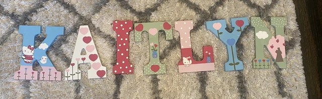 Kaitlyn- girl bedroom decor. name letters