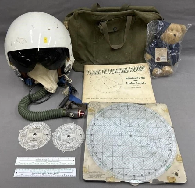 Usgi Aph-6B Helmet, Pilots Protective & Ms22001 Us Navy Fighter Size Large Usaf Usgi Aph-6B Helmet, Pilots Protective & Ms22001 Us Navy Fighter Size Large Usaf