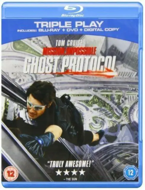 Mission Impossible: Ghost Protocol Blu-ray (2011) Tom Cruise
