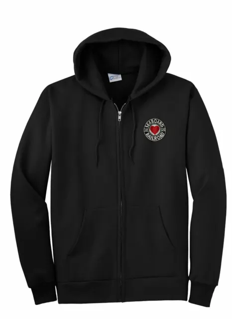 Seaboard Air Line Railroad Zippered Hoodie Sweatshirt [116]