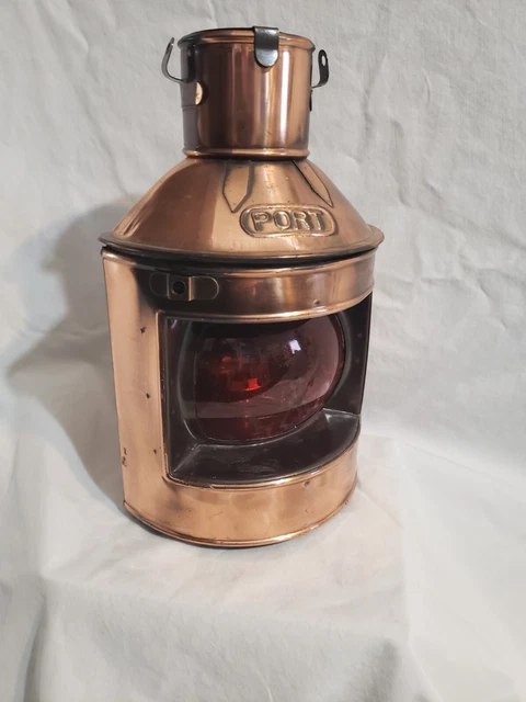 PORT Collectable Copper Plated Port Lamp Lantern