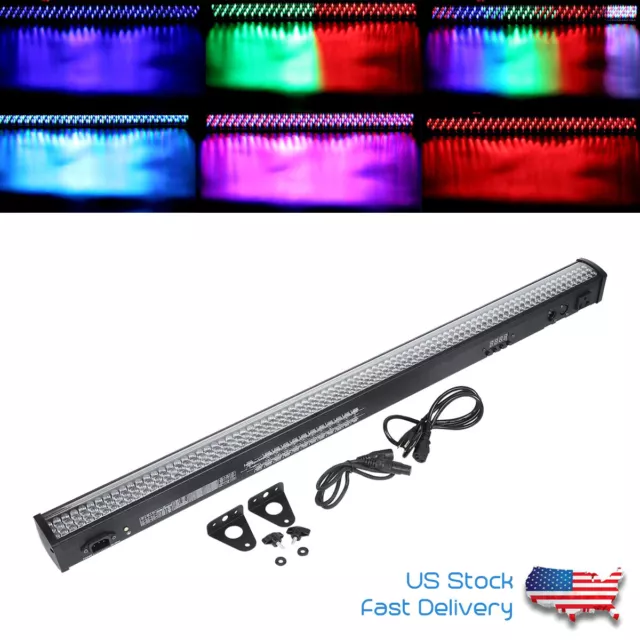 RGB 252LED Wall Wash Light DMX Stage Bar Lighting DJ Wash Light Party Light Bar