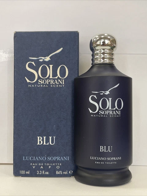 SOLO SOPRANI BLU LUCIANO SOPRANI EAU DE TOILETTE 100ml SPRAY EUR