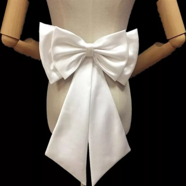 Big Bow Detachable Satin bow Ribbon for Wedding Bridal Bridesmaid party Dresses