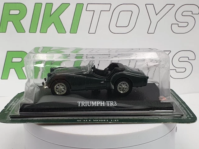 Vanguards 1/43 Triumph TR3A British Racing Green - VA04703 - Miniature Diecast
