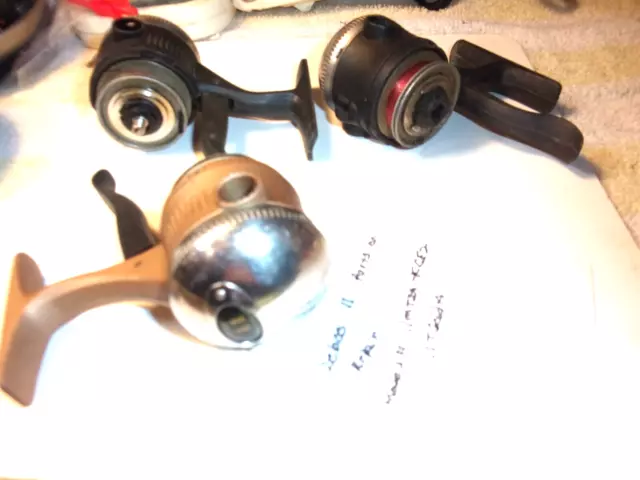 3) ZEBCO RHINO Rsc3 Fishing Reels For Parts Lot#Non23-Comes With