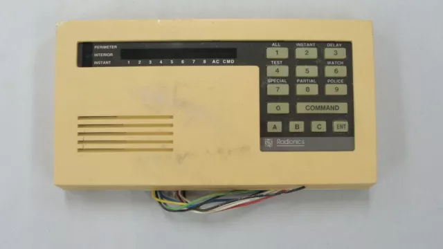 Radionics D630 keypad touchpad