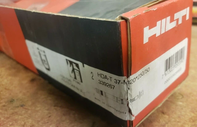 HILTI HDA-P37-M20X250/50 Undercut Anchor – 4 Pack, New In Box, 339265