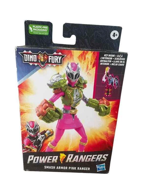 Smash Power Rangers FIGURINE POWER RANGERS Dino Fury Smash Armor Pink Ranger 15 cm EUR 27 ...
