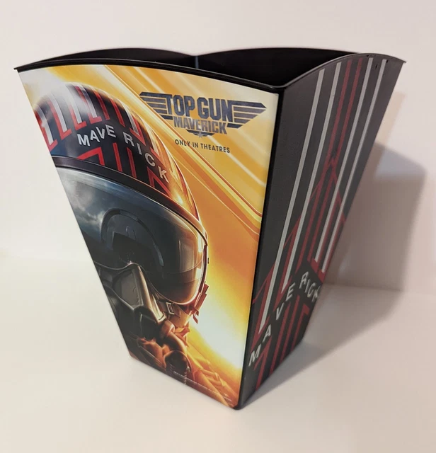 TOP GUN MAVERICK US 4 sided promo Popcorn Bucket Rare Theater Drive In