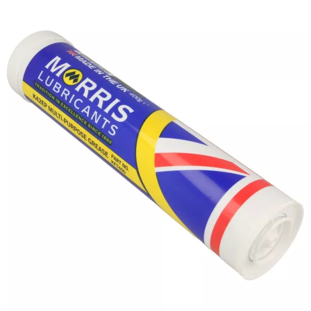 MORRIS PREMIUM LITHIUM Multi Purpose EP2 Grease Cartridge 400g £5.92