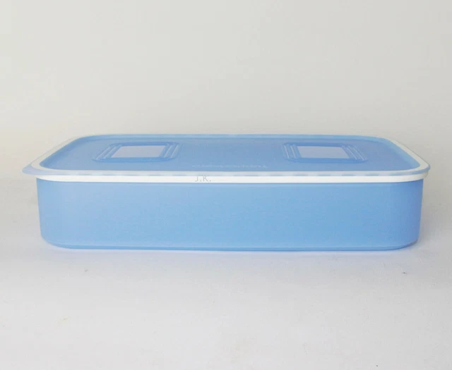 Tupperware Quadro Vorratsdose 4,6 L – Hellblau-weiß Mit Tiermotiv | Luftdicht, Spülmaschinenfest & Stapelbar