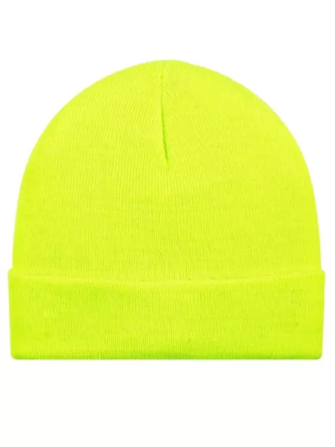 Cappello berretto adulto giallo neon professionale clima taglia unica