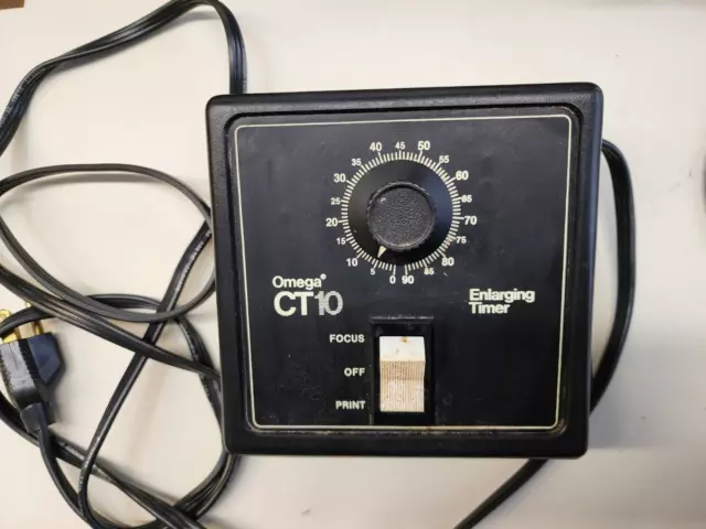 Omega CT10 Enlarging Timer Darkroom Photography Vintage