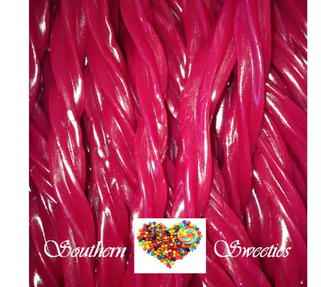 FABULICIOUS RASPBERRY TWISTERS 90CT 1KG RED LOLLIES Twister Candy buffet