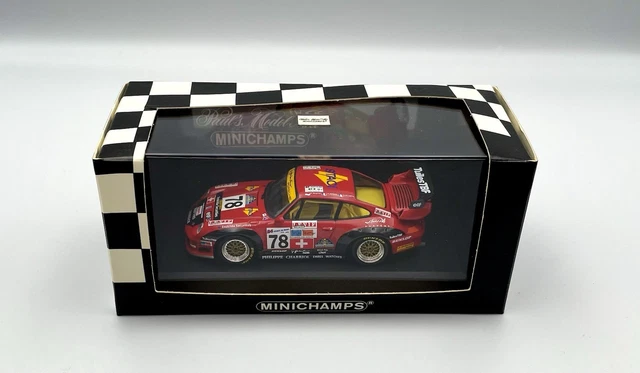 Minichamps Porsche 911 GT1 N°25 – 2e Le Mans 1998 – 1/43 – Occasion Boîte D'origine