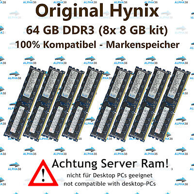 SK Hynix 16 GB di RAM RDIMM ddr3-1600 Supermicro x9dax-if Server RAM 
