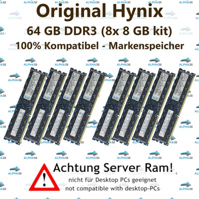 SK Hynix 16 GB di RAM RDIMM ddr3-1600 Supermicro x9dax-if Server RAM 