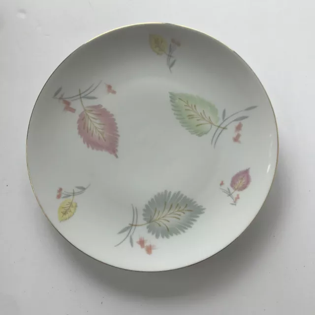 Vintage Replacement Plate Winterling Bavaria Germany Made China Leaves  7 3/4”