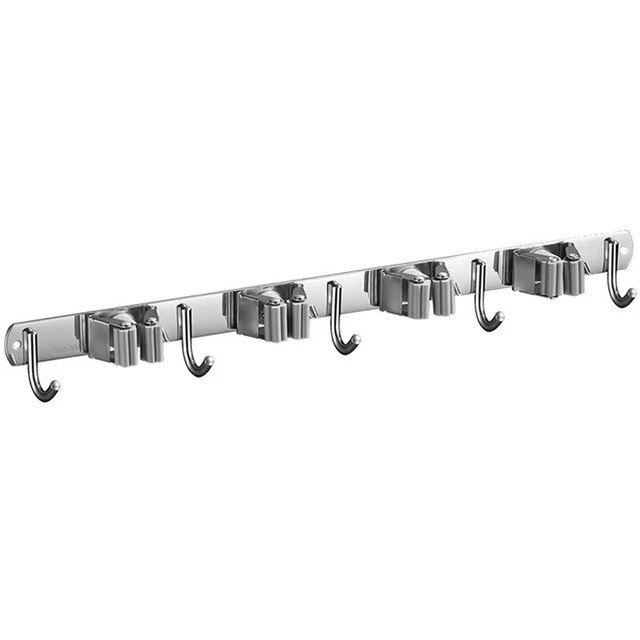 Supporto scopa, montaggio a parete, organizzatore attrezzi da giardino, cucina, stendibiancheria R5S9