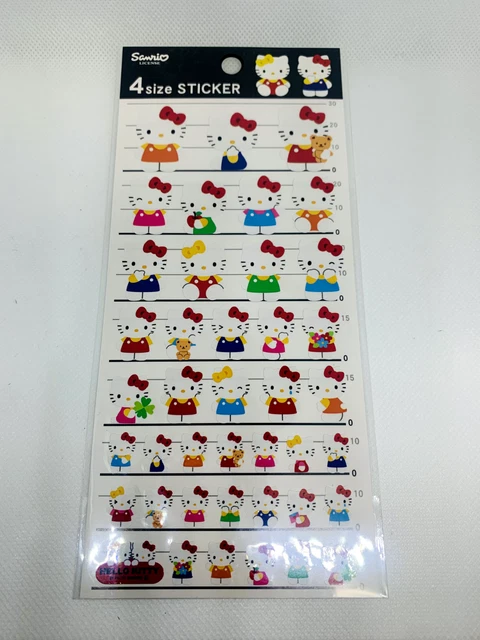 Sanrio Hello Kitty 4Size Sticker Japan limited