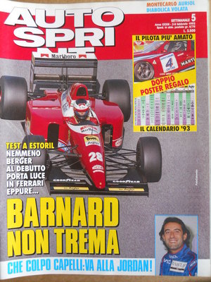 Poster  Alessandro Nannini  53X81 