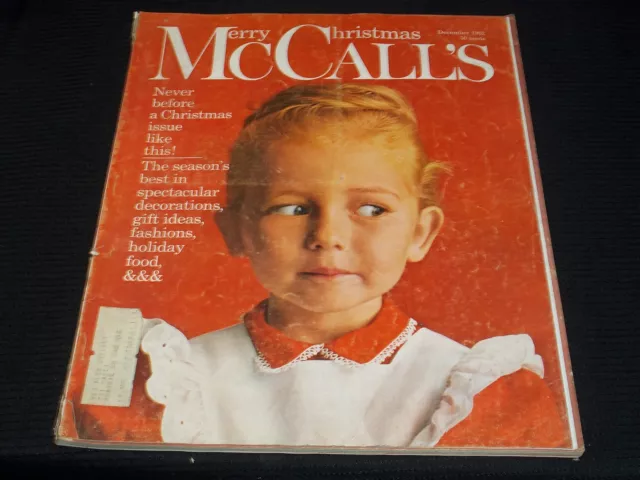 1962 December Mccall's Magazine - Nice Fashion Front Cover - E 5914