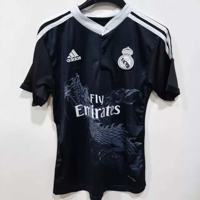 Maglia Calcio Vintage Real Madrid 2015 16 Adidas Nera N 8 Kroos