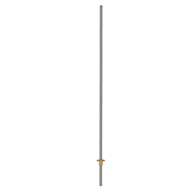 500 mm T8 vite di piombo e ottone (filo, passo 2 mm, 4 partenze, piombo 8 mm) O3H1