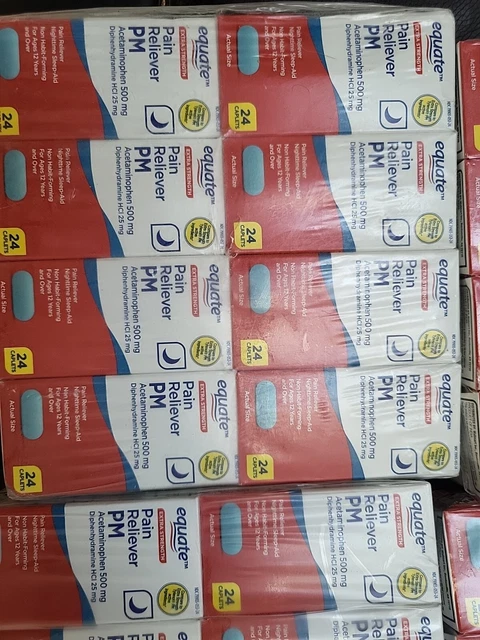TYLENOL PM Extra Strength Pain Reliever and Sleep Aid Caplets - 24 Count